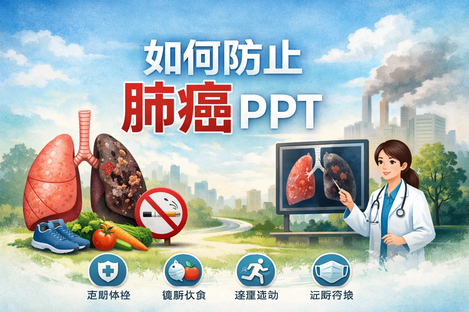 如何防止肺癌ppt