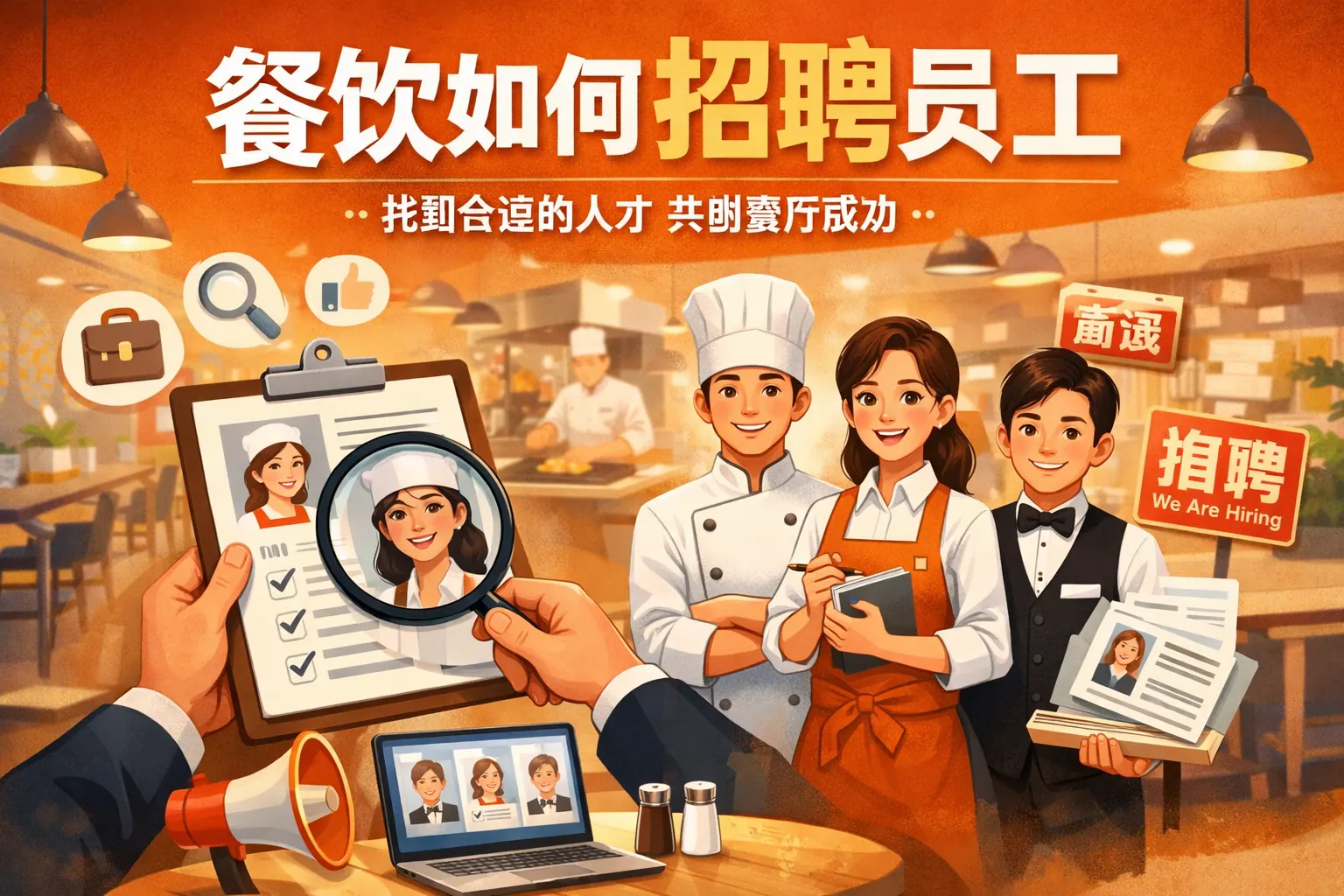 餐饮如何招聘员工