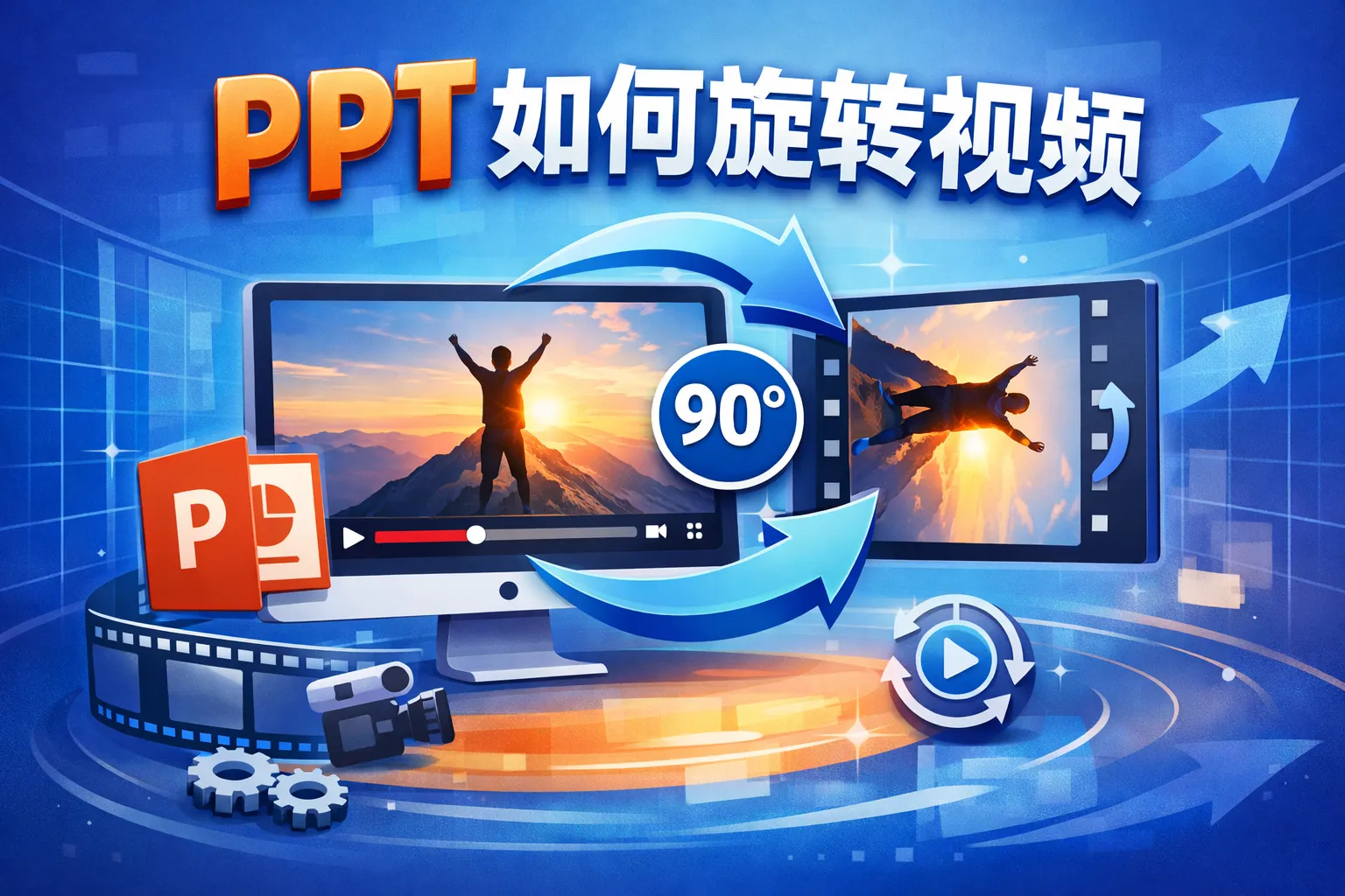 ppt如何旋转视频