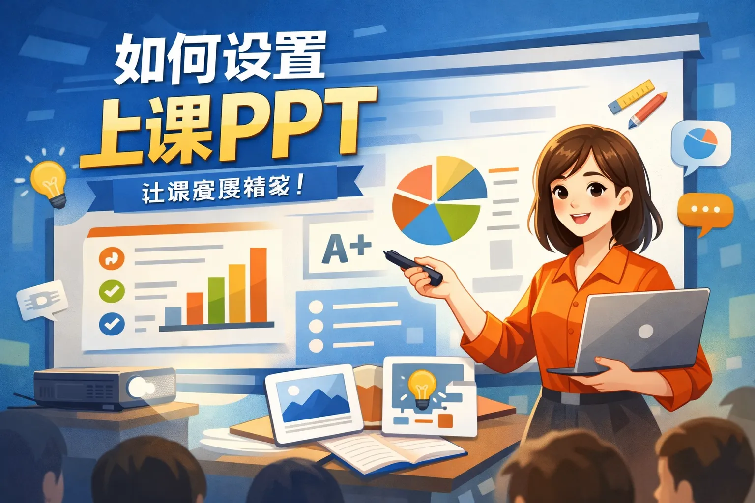 如何设置上课ppt