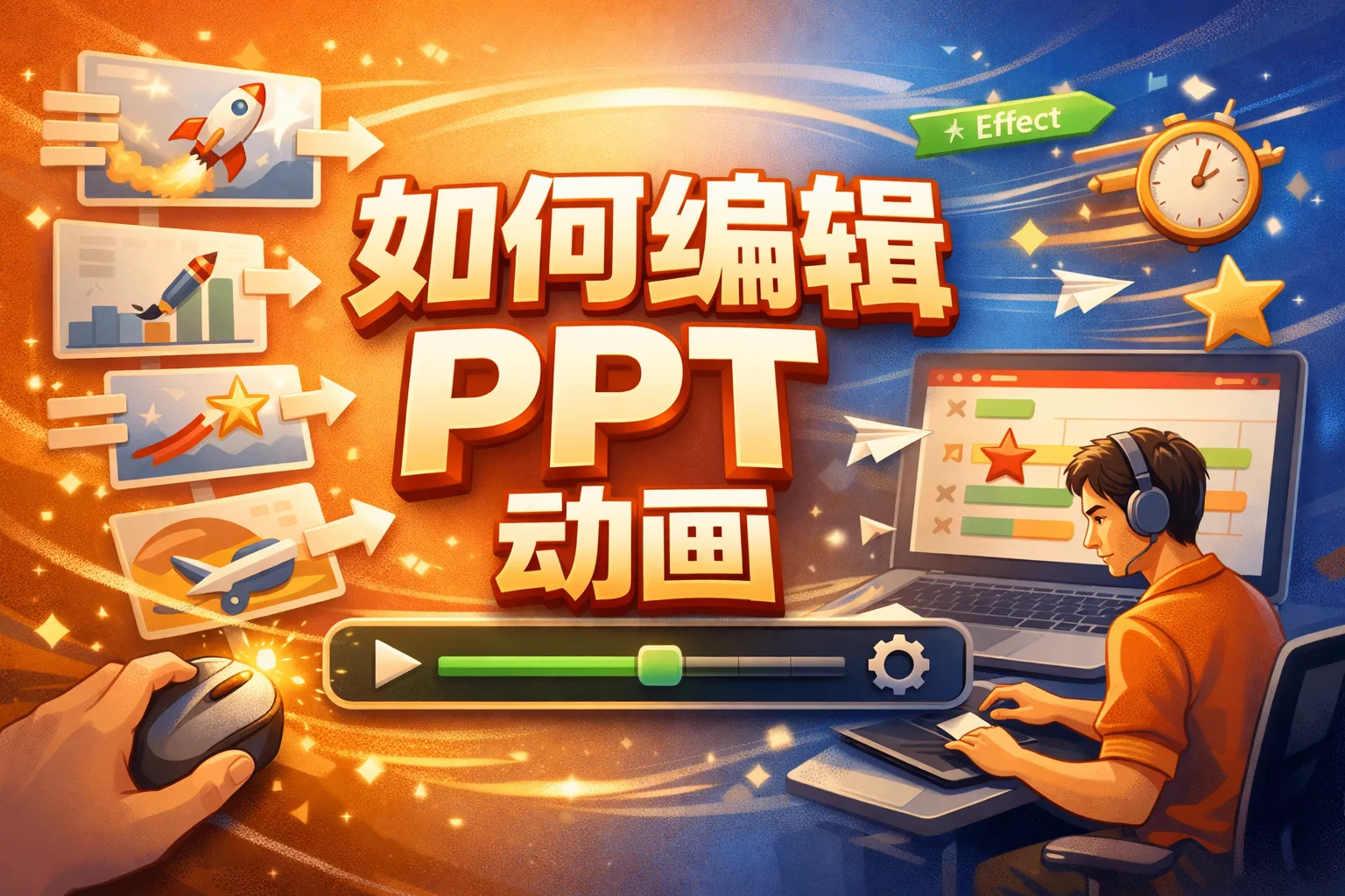 如何编辑 ppt 动画