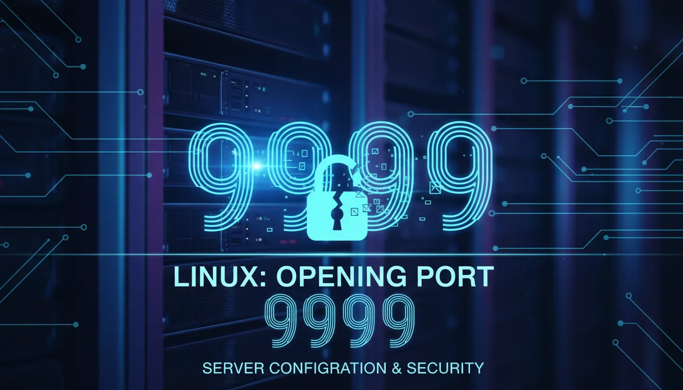 linux如何开9999端口