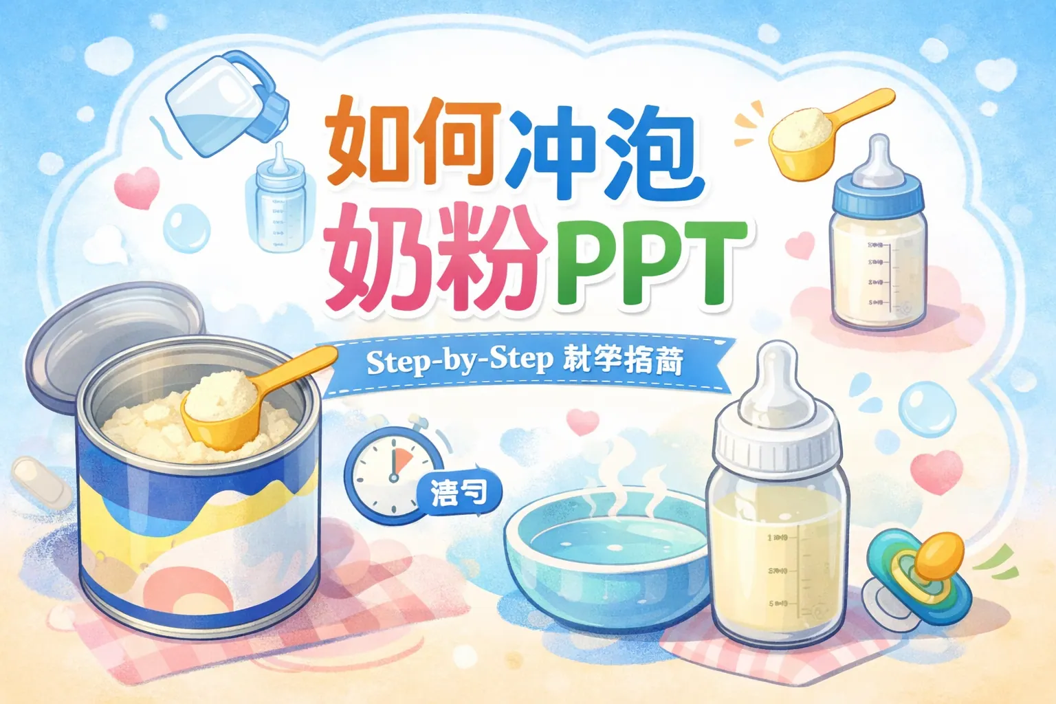 如何冲泡奶粉ppt