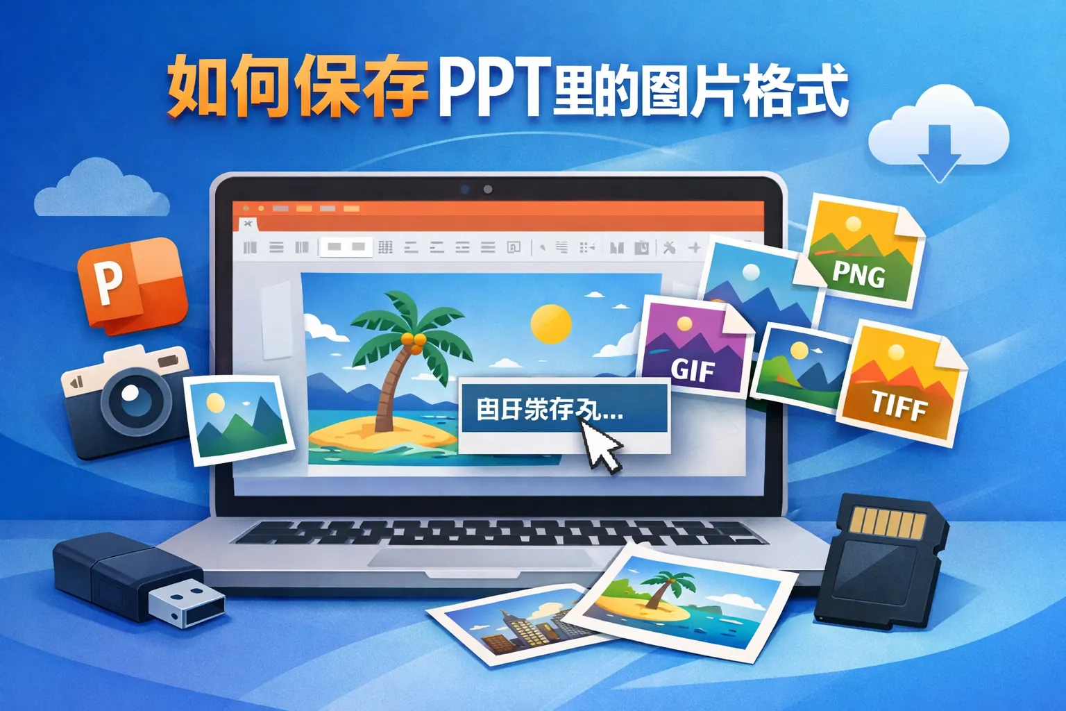 如何保存ppt里的图片格式