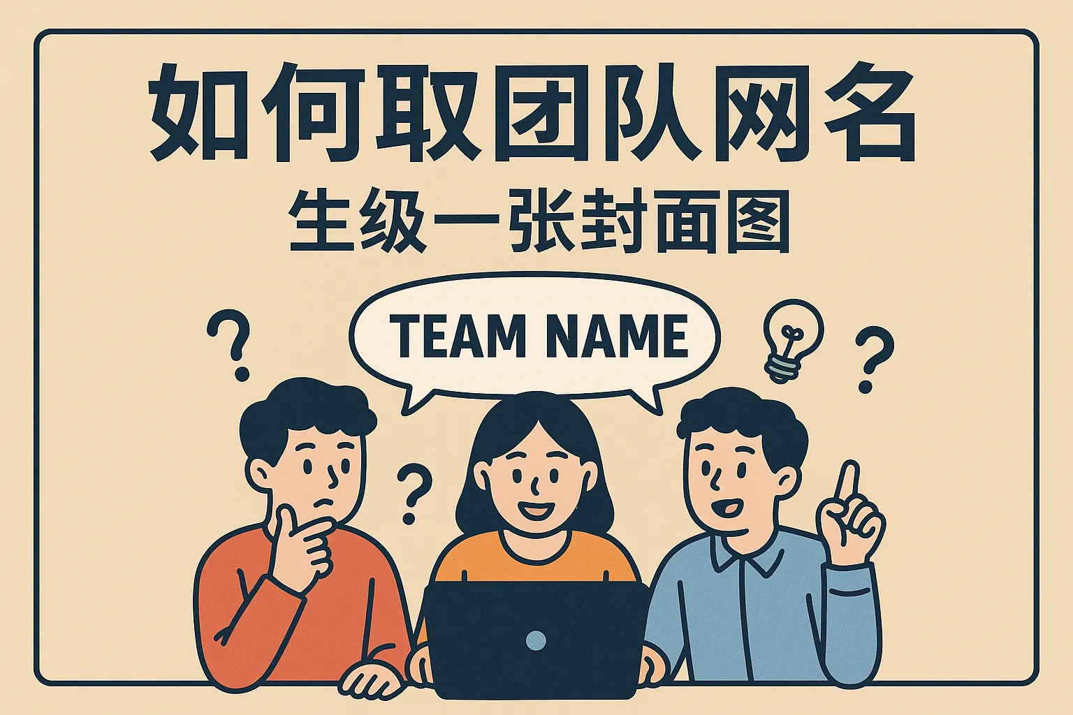 如何取团队网名