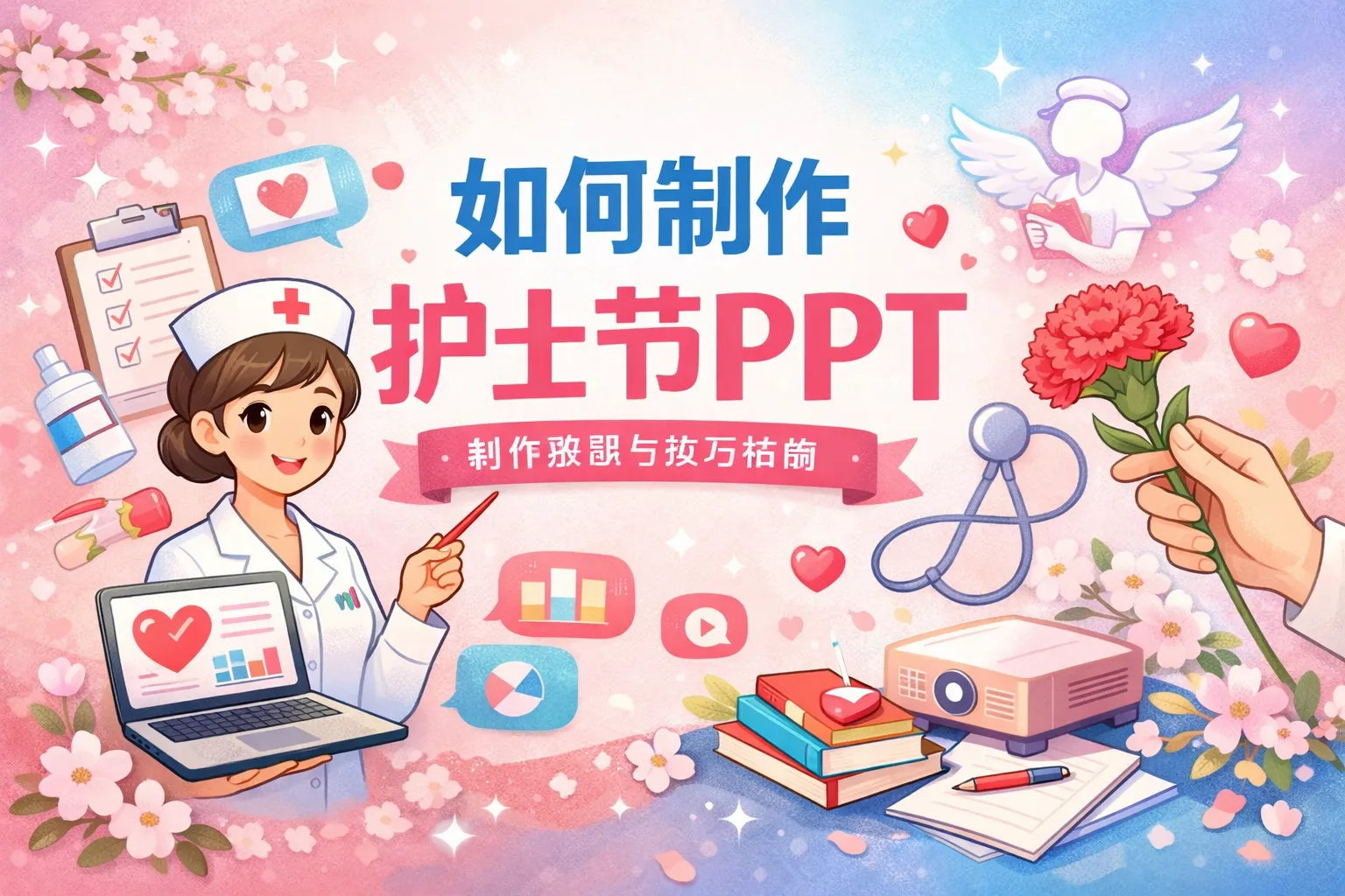 如何制作护士节ppt