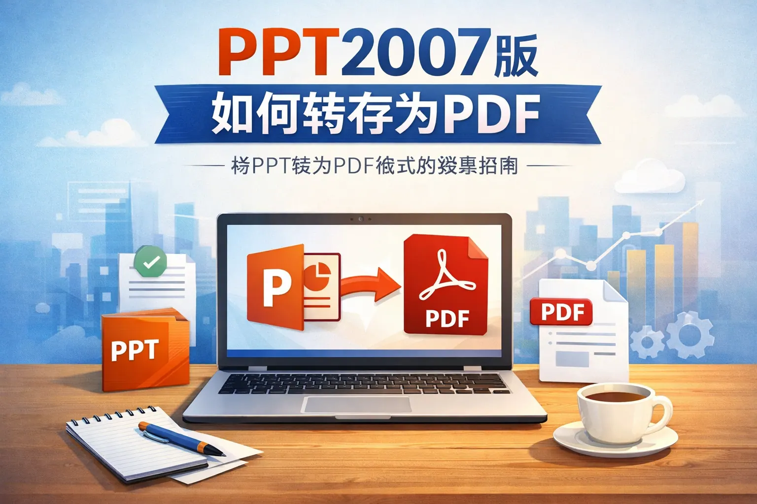 PPT2007版如何转存为PDF