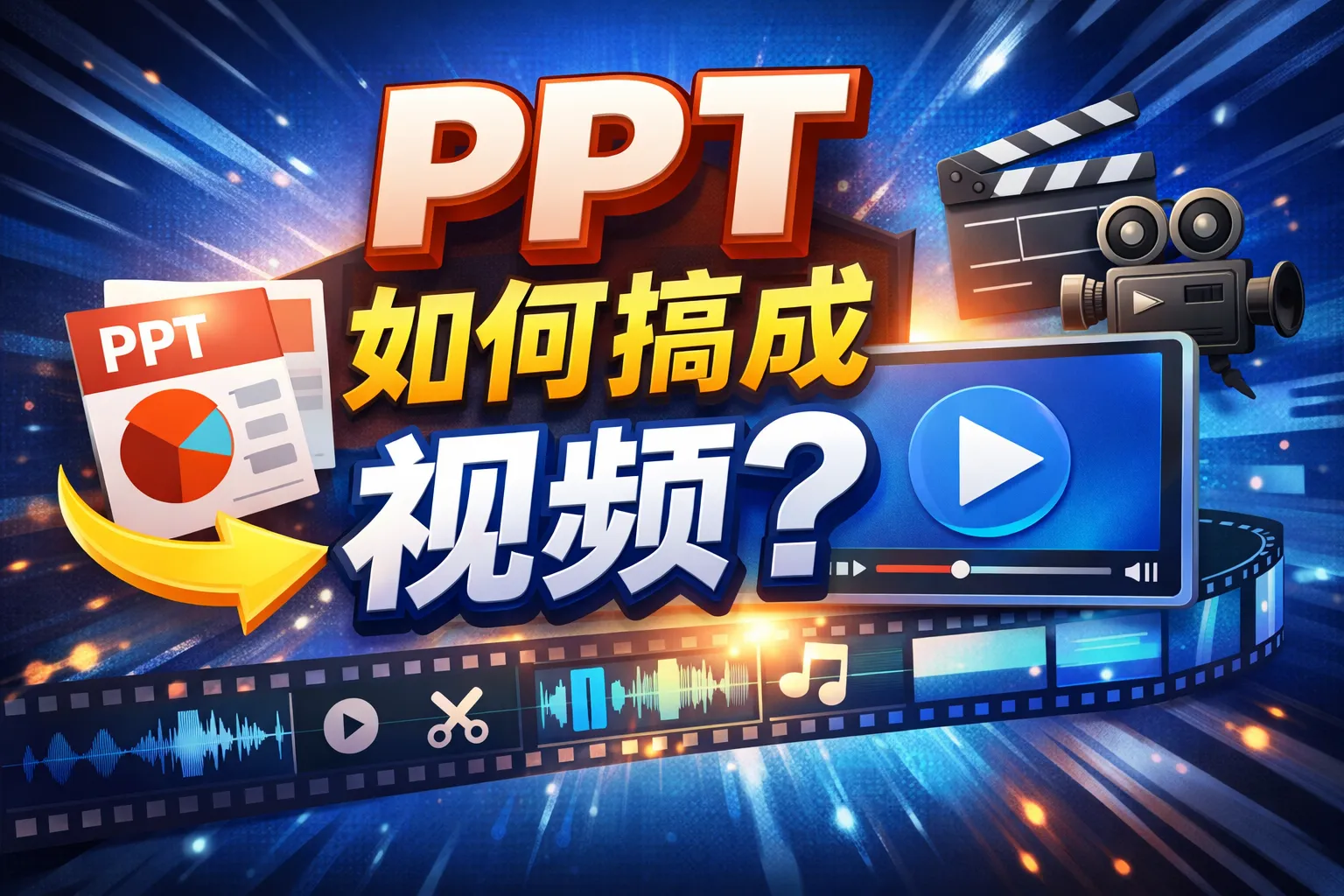 ppt如何搞成视频