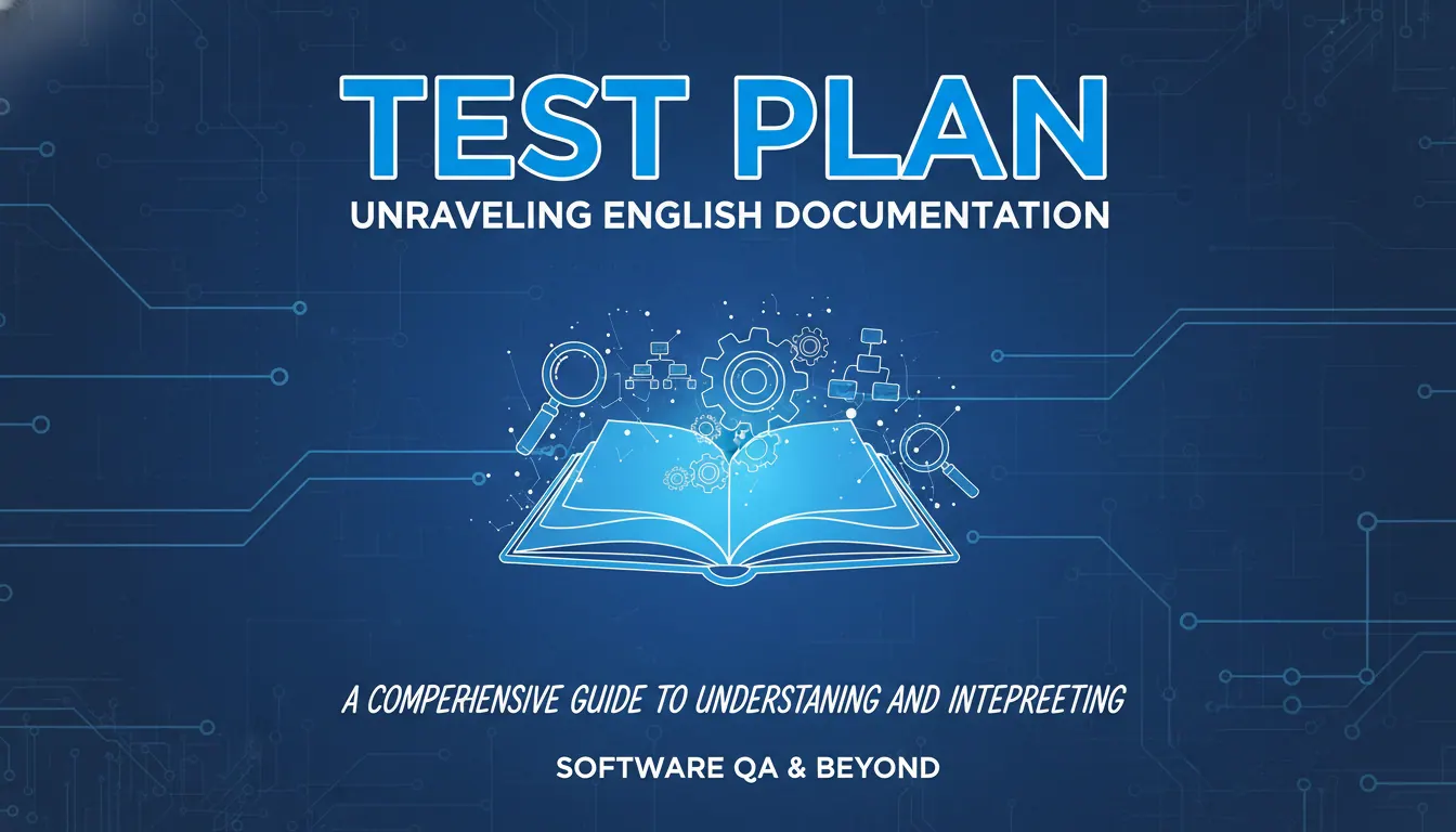 英文资料里的 test plan 怎么理解?中文解释整理