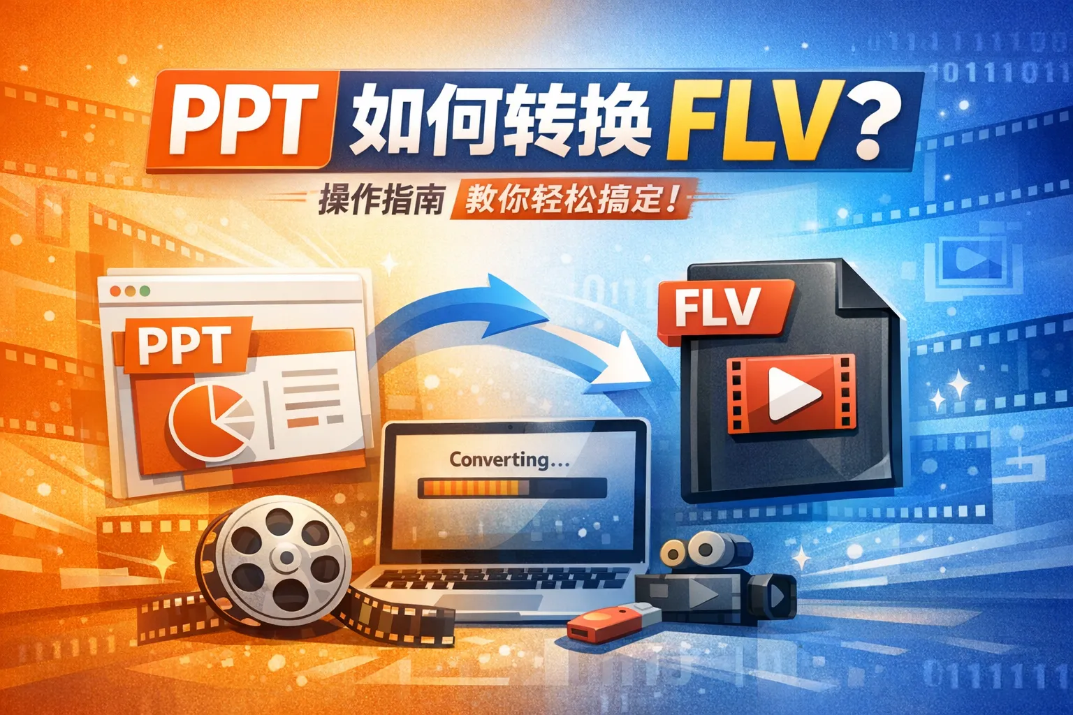 ppt 如何转换flv