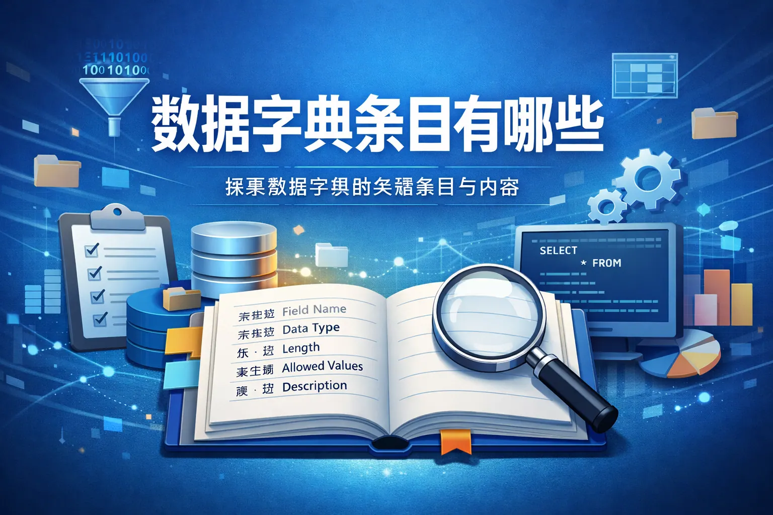 数据字典条目有哪些