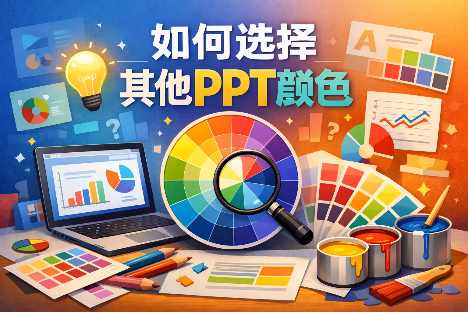 如何选择其他ppt颜色