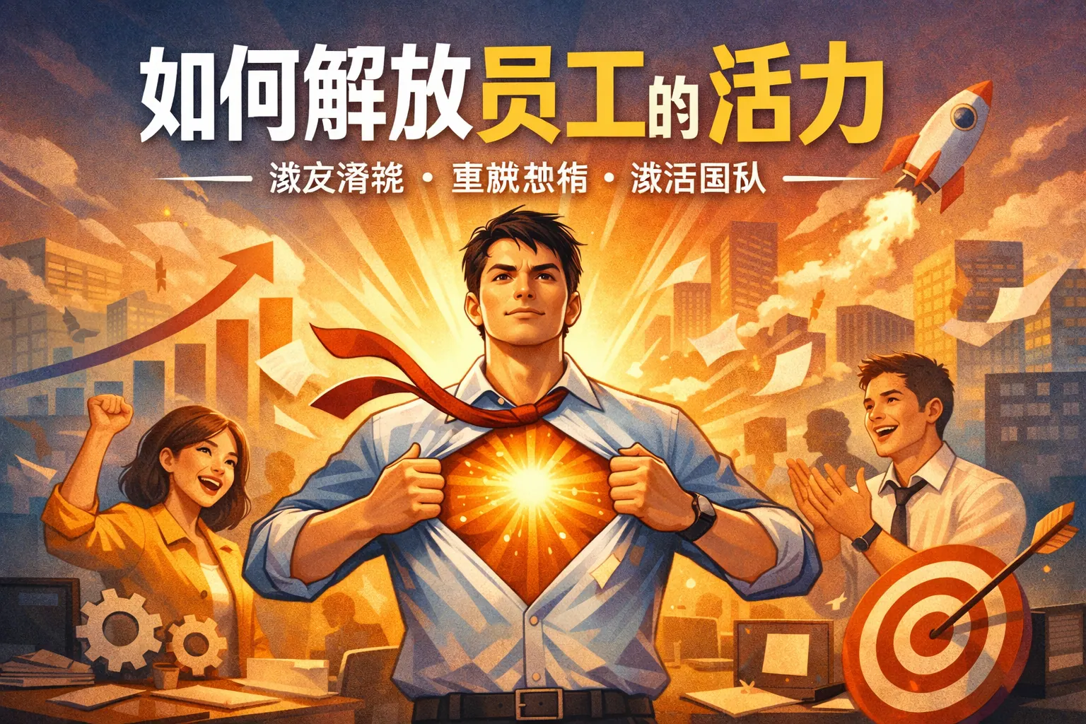 如何解除员工的活力