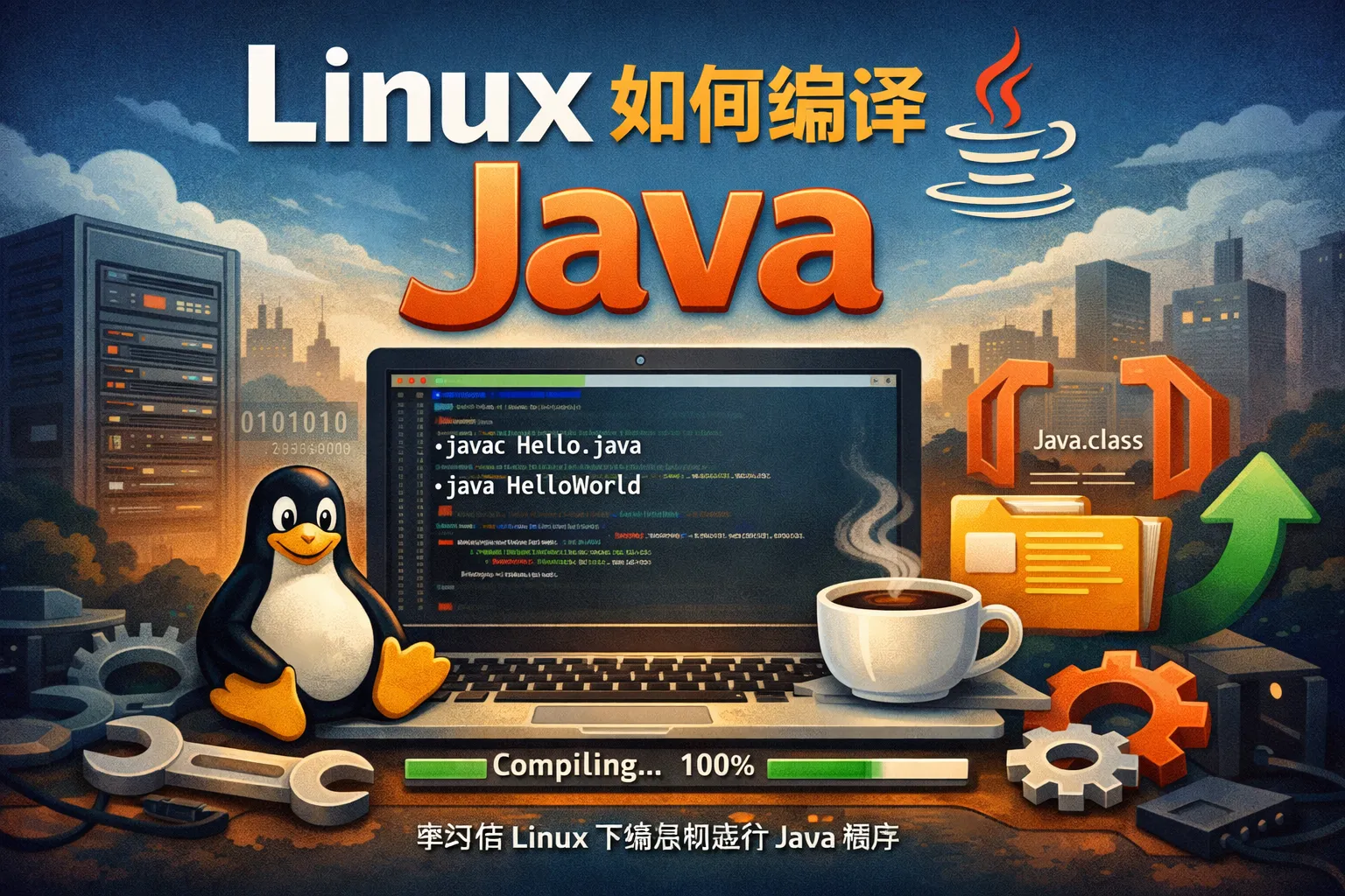 linux 如何编译java