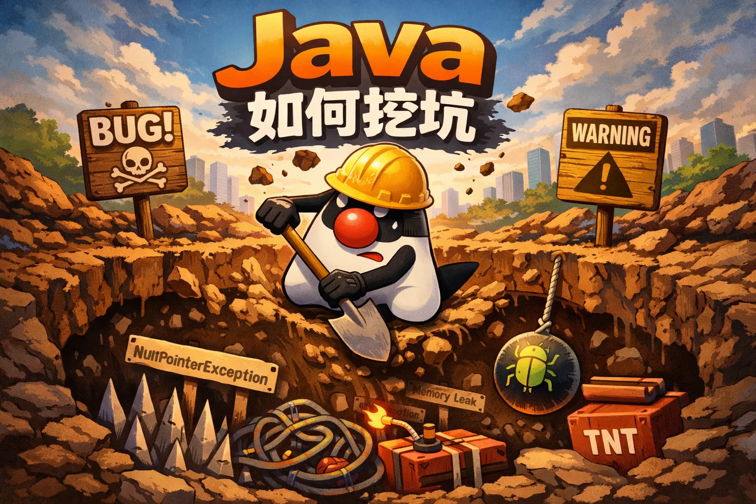 java 如何挖坑