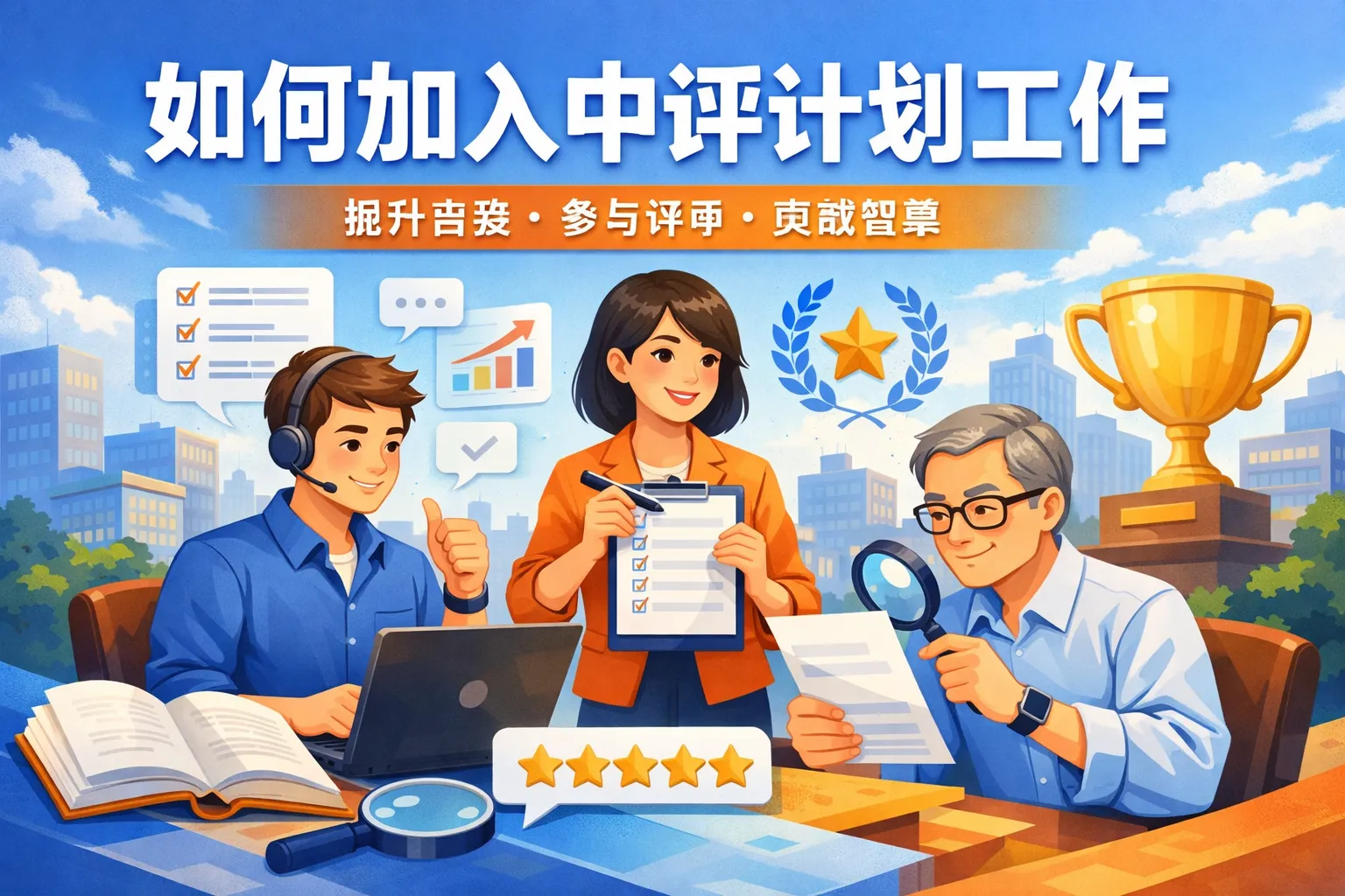 如何加入中评计划工作