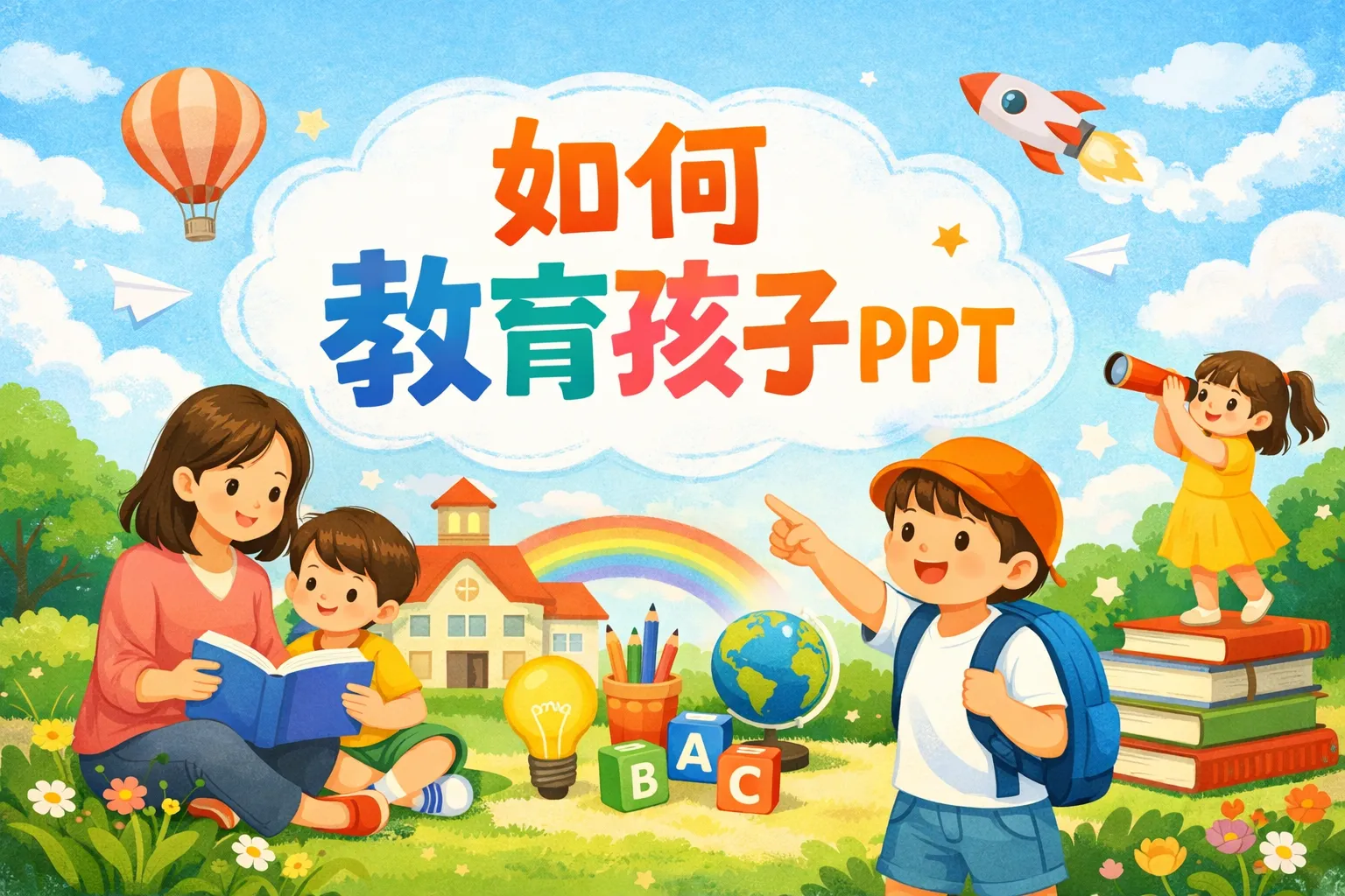 如何教育孩子ppt