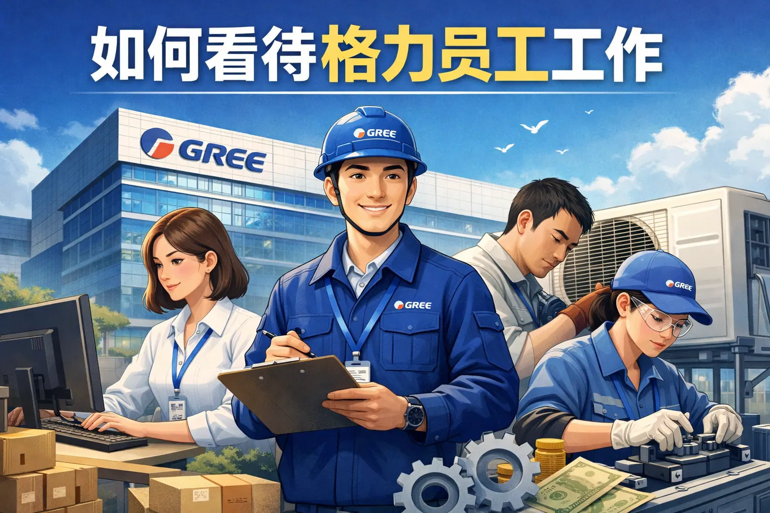 如何看待格力员工工作