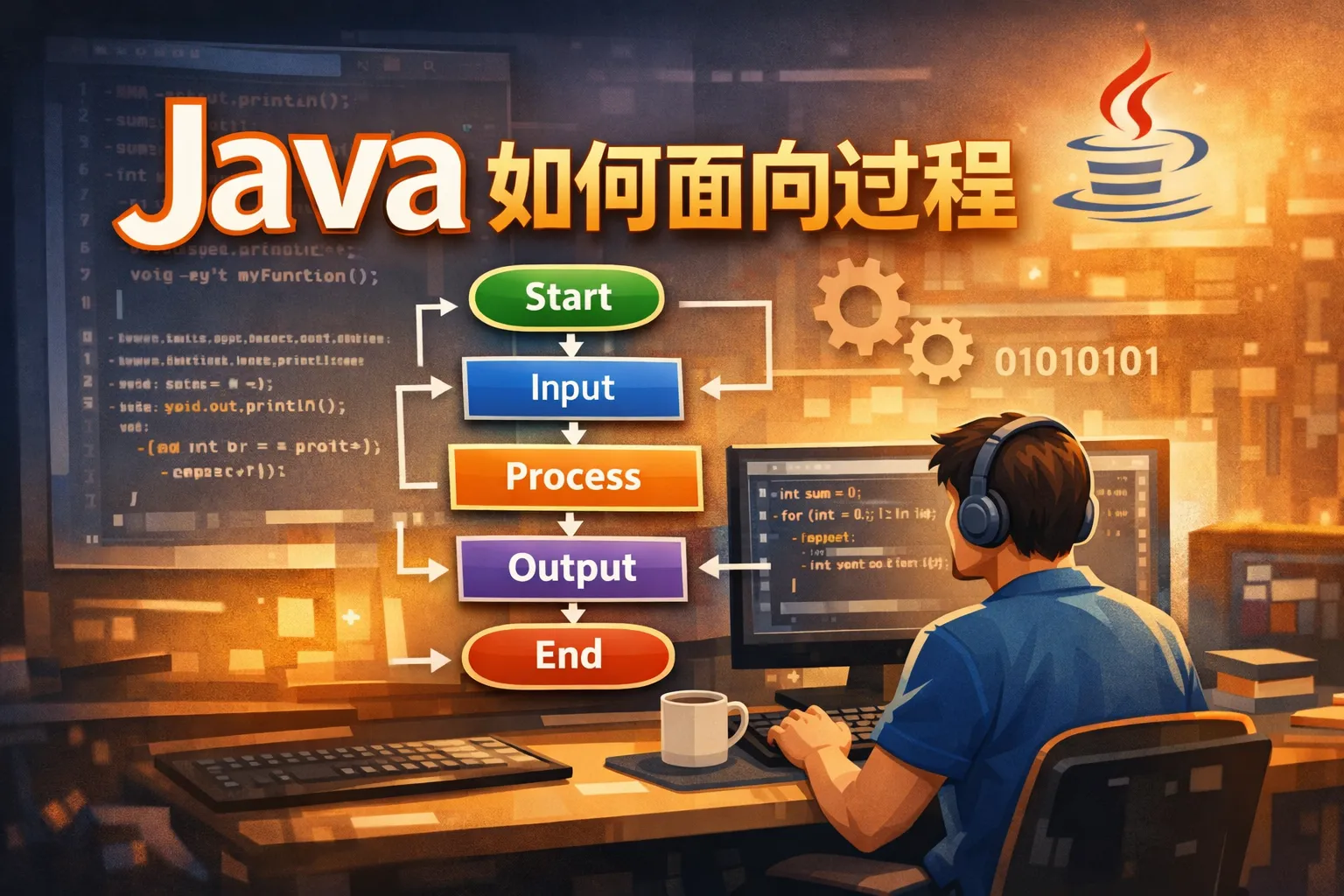 java如何面向过程
