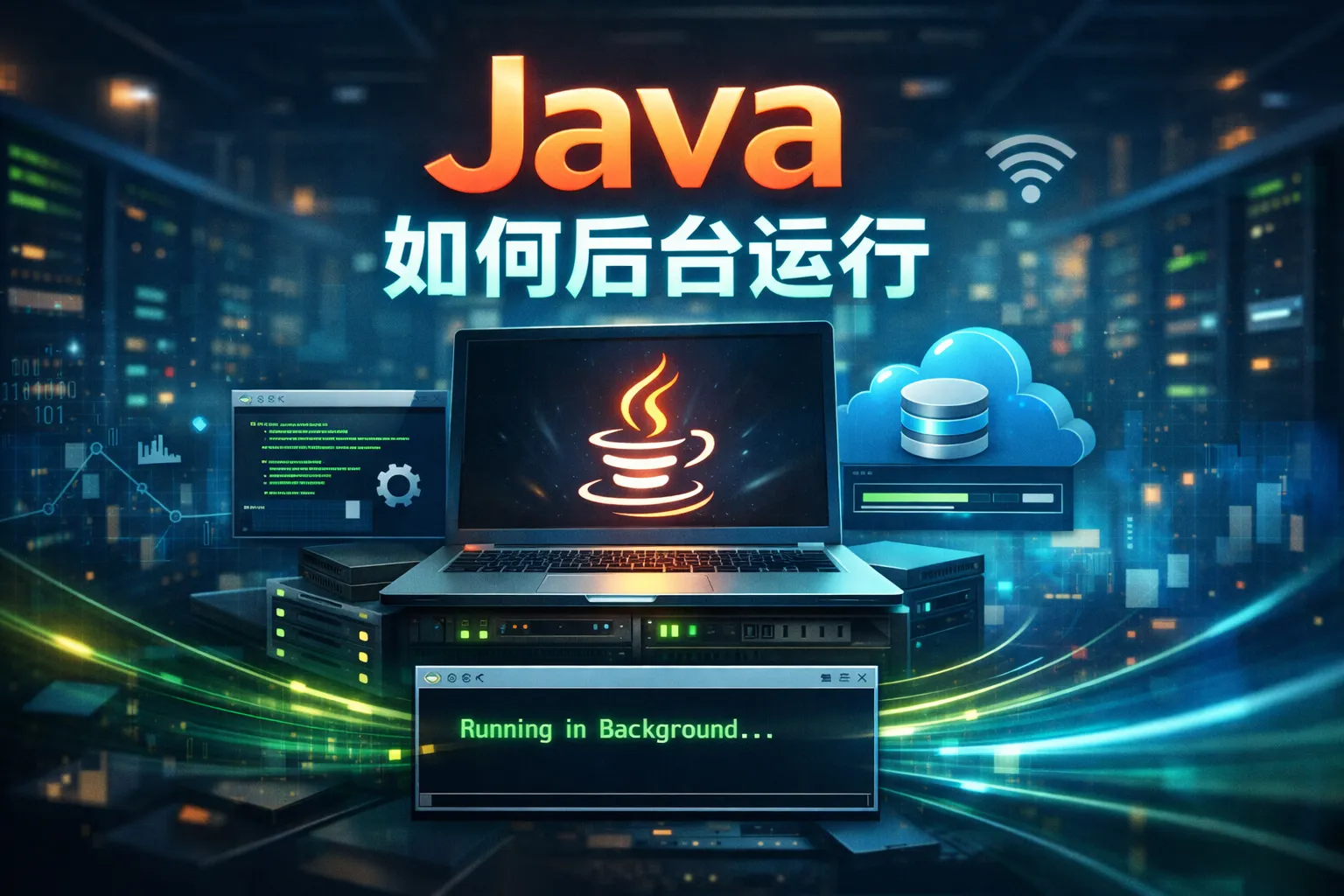 java如何后台运行