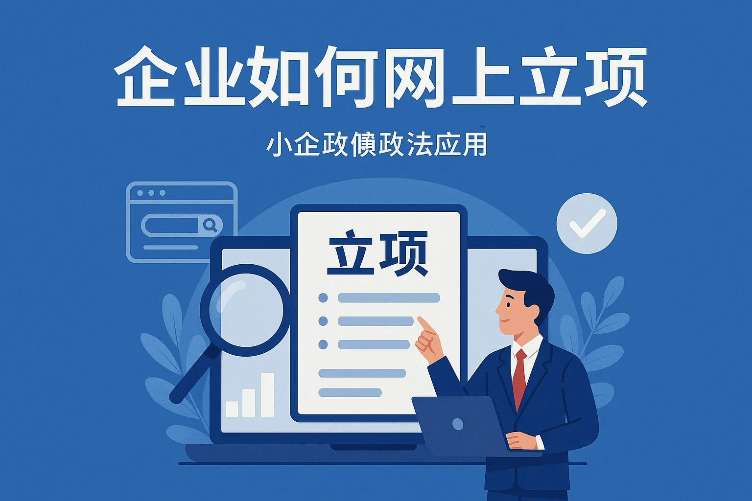 企业如何网上立项