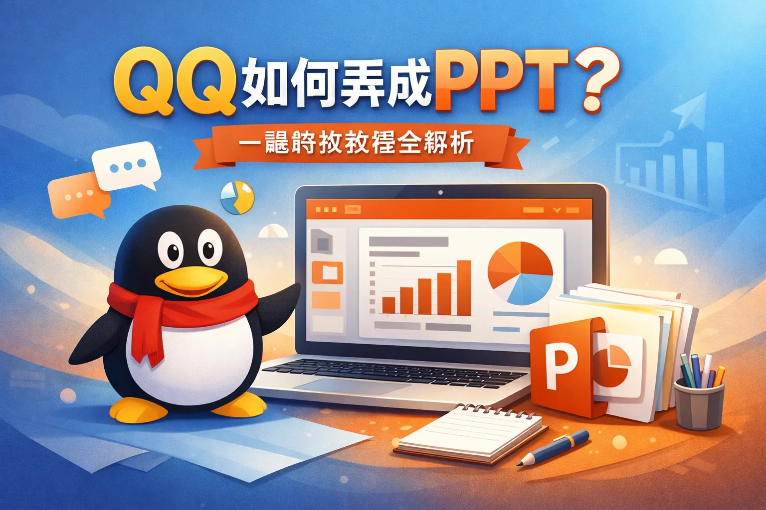 qq如何弄成ppt