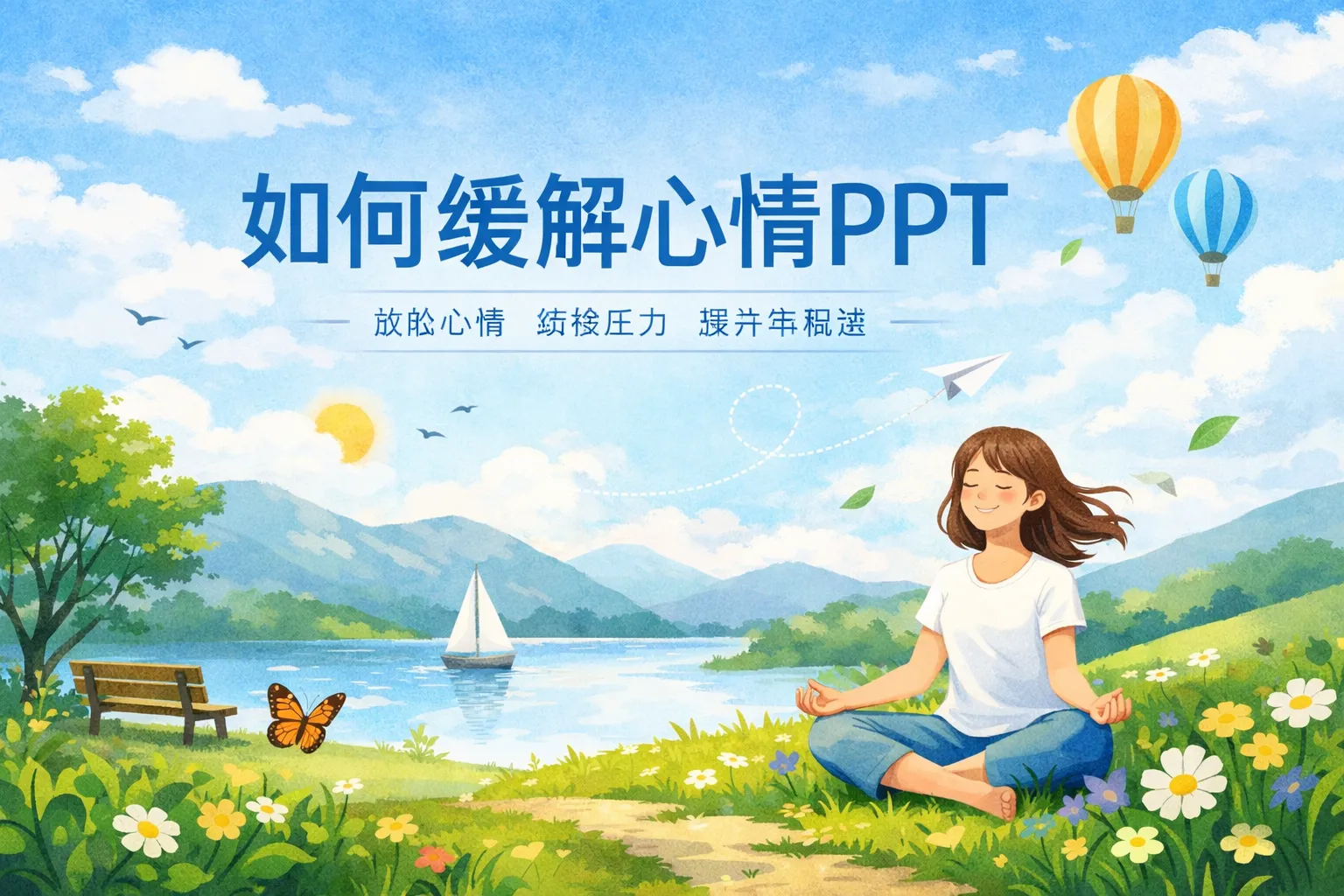 如何缓解心情PPT
