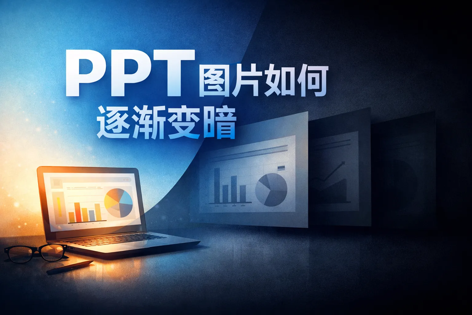 PPT图片如何逐渐变暗