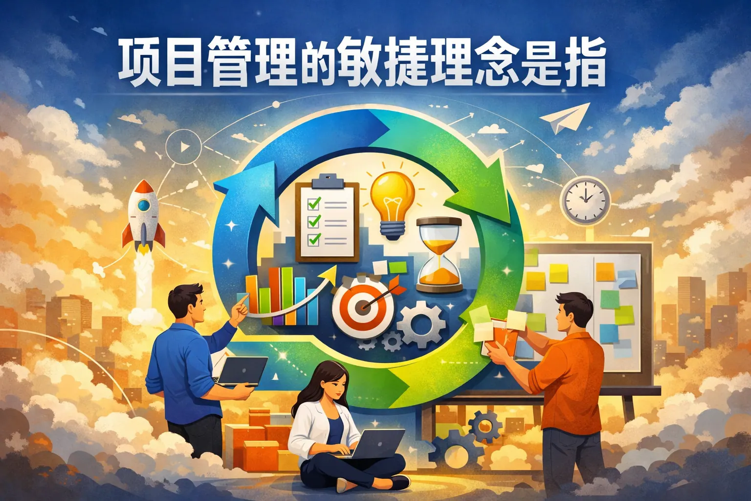 项目管理的敏捷理念是指