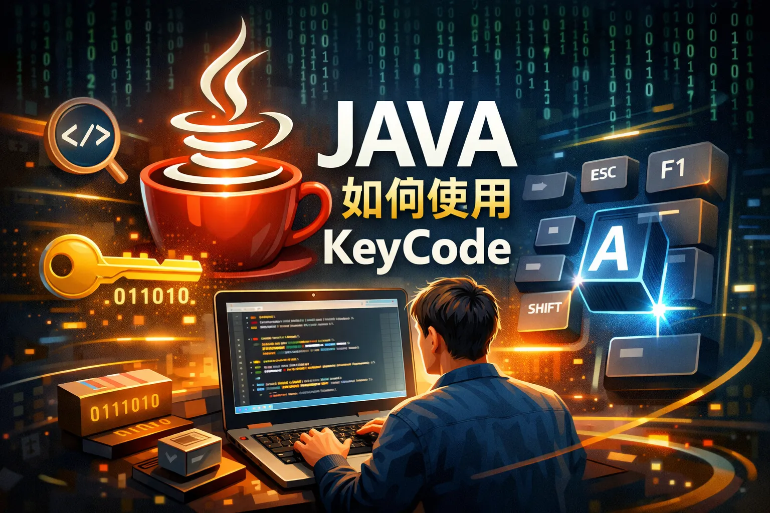 JAVA如何使用keycode