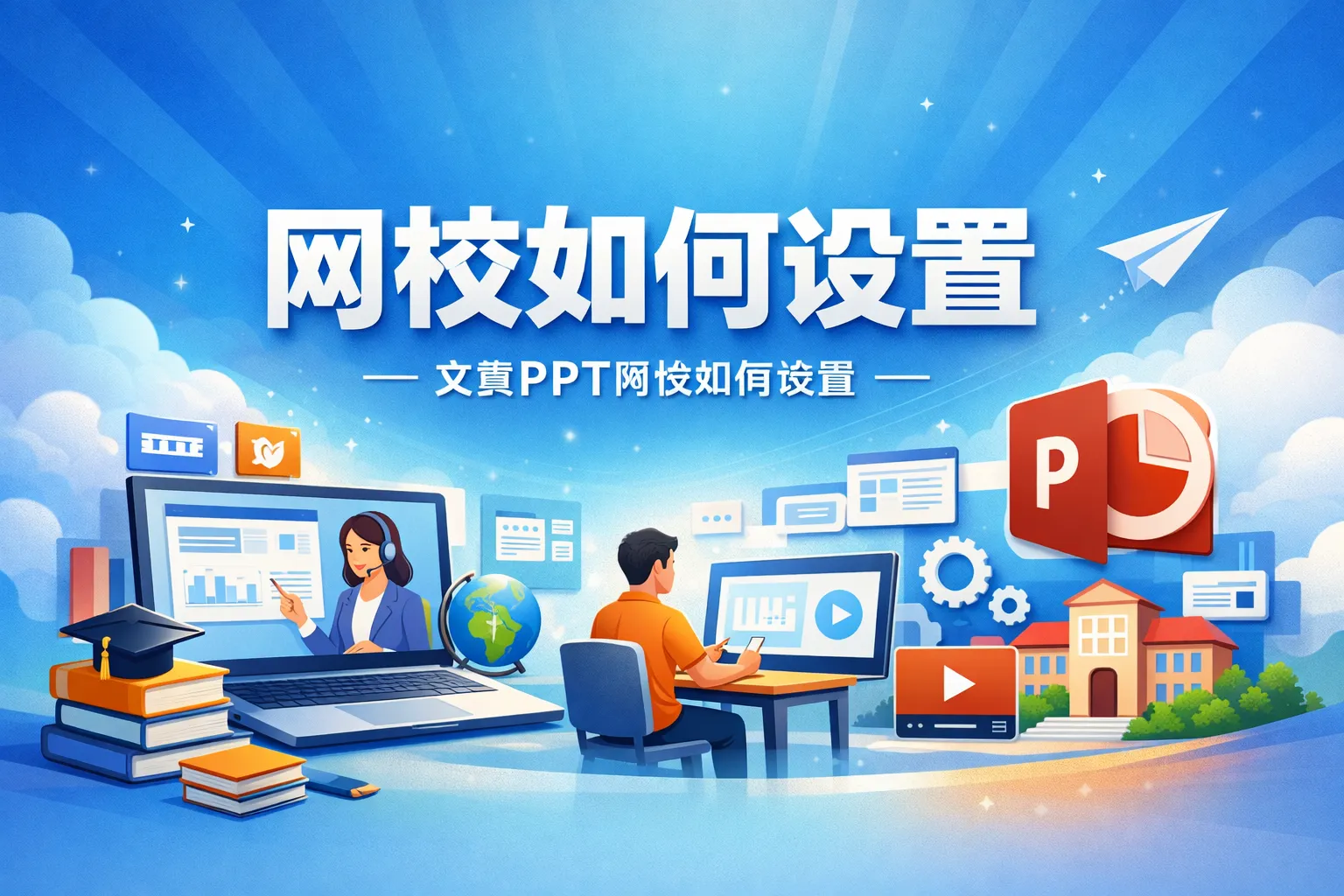 ppt网校如何设置