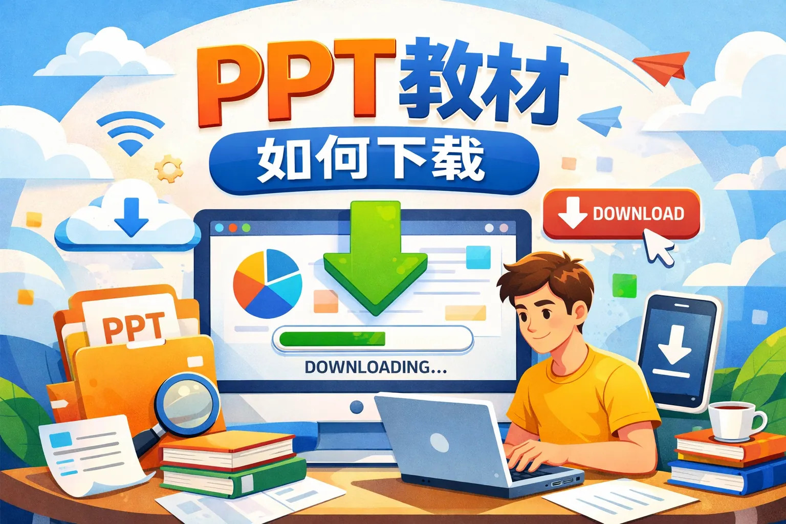 ppt教材如何下载