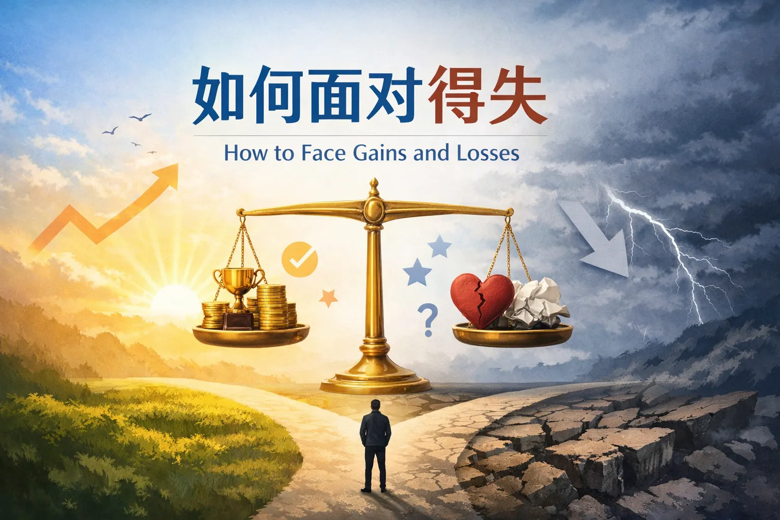 如何面对得失英语PPT