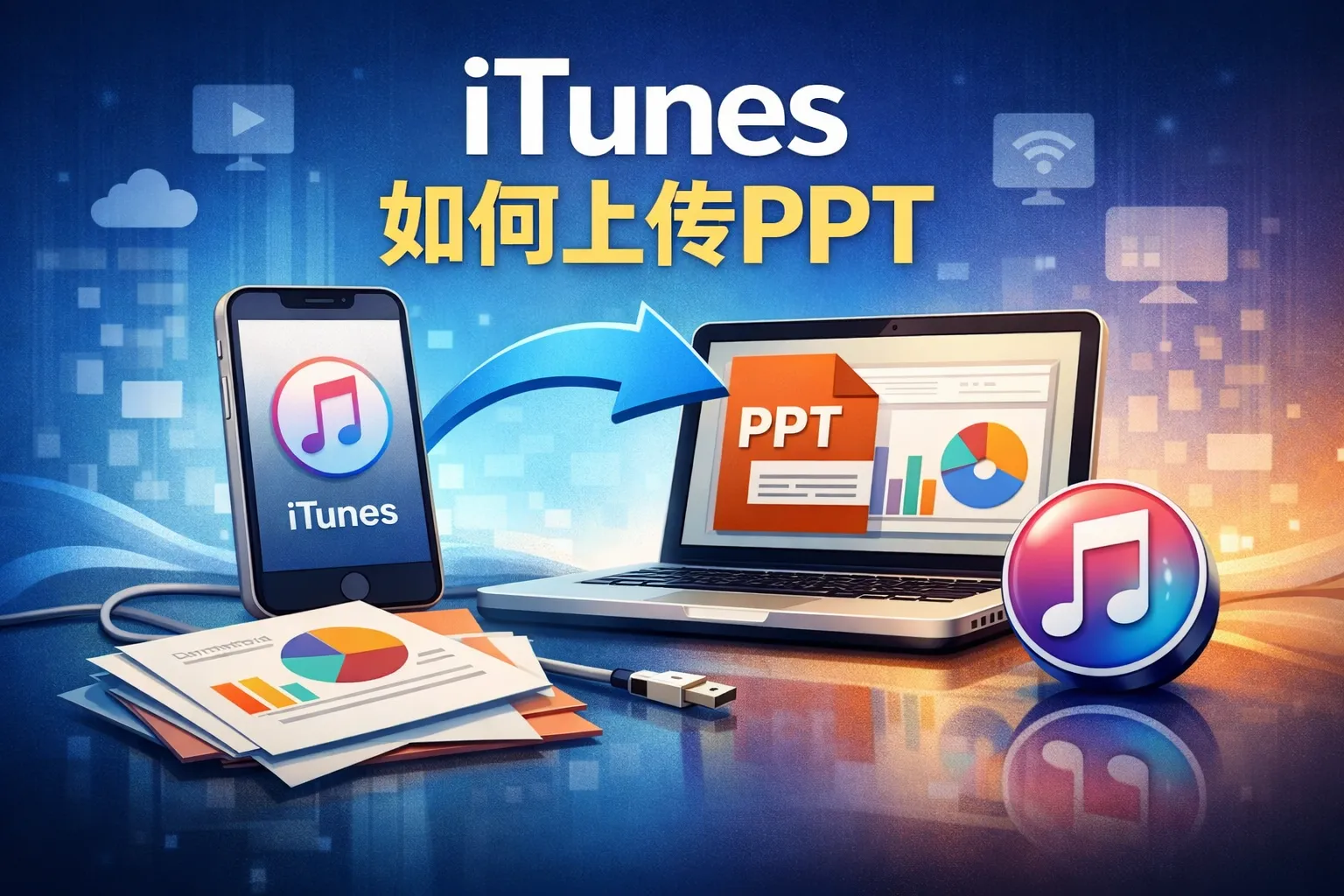itunes如何上传ppt