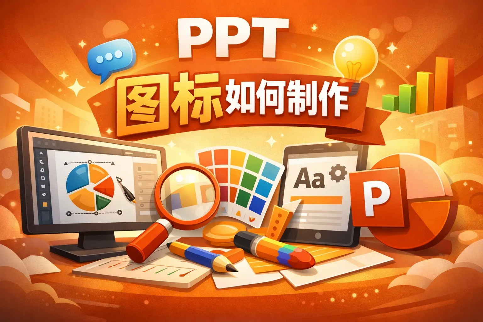ppt 图标 如何制作
