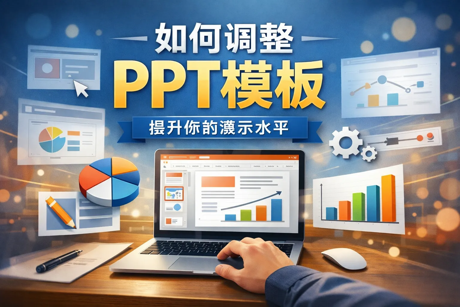 如何调整ppt模板