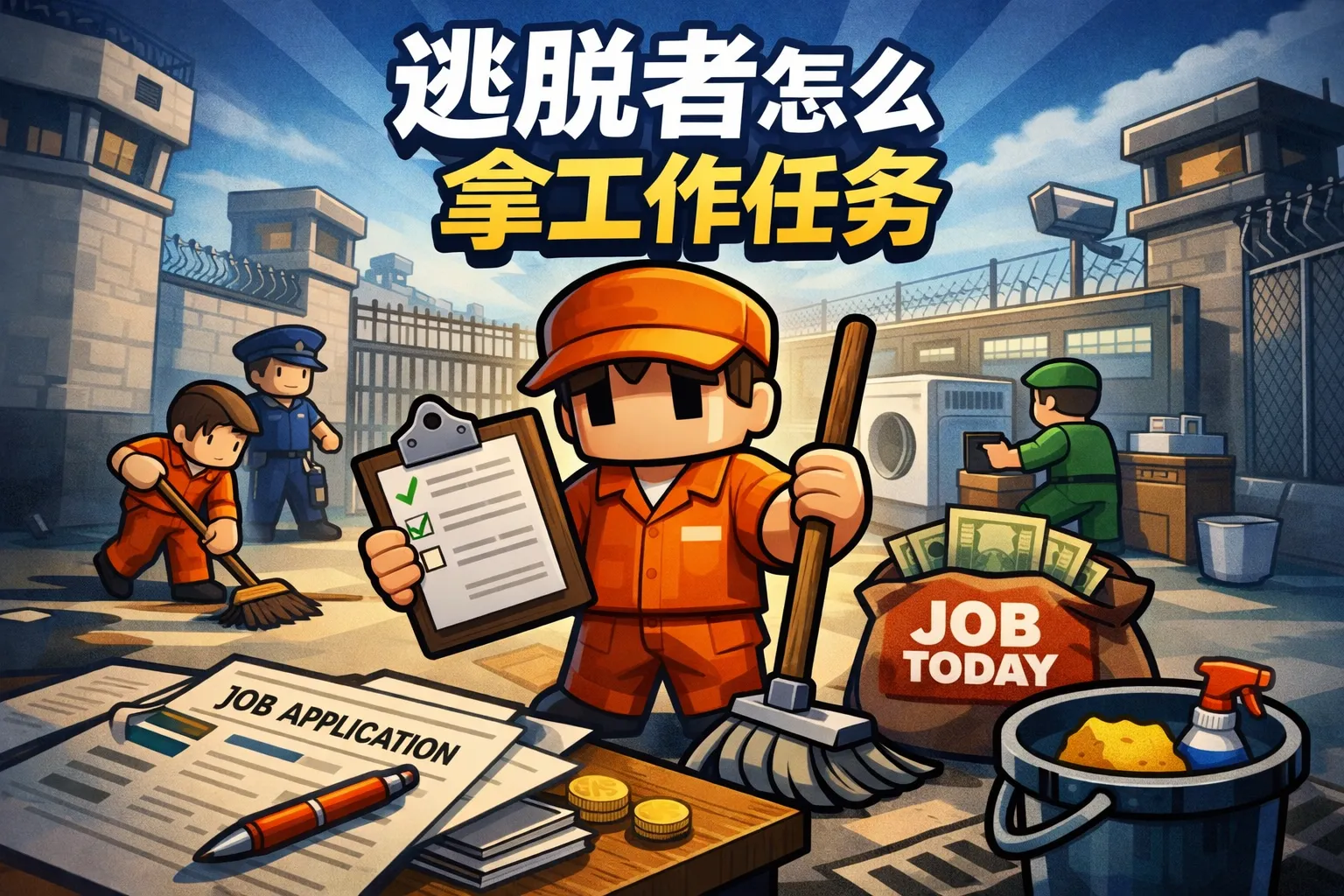 逃脱者怎么拿工作任务