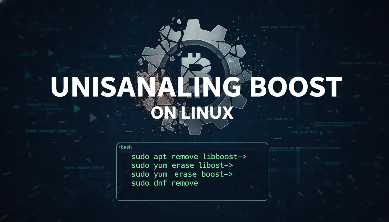 linux 如何卸载boost