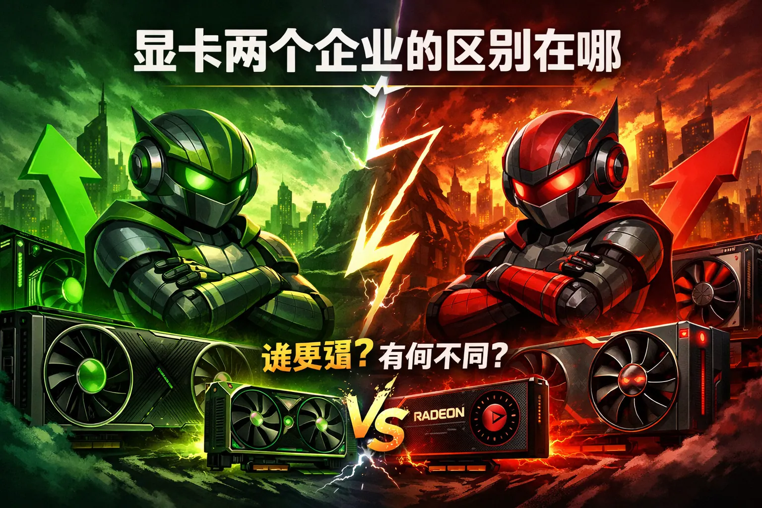 显卡两个企业的区别在哪