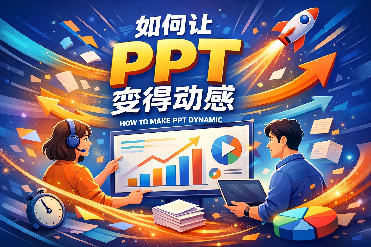 如何让ppt变得动感