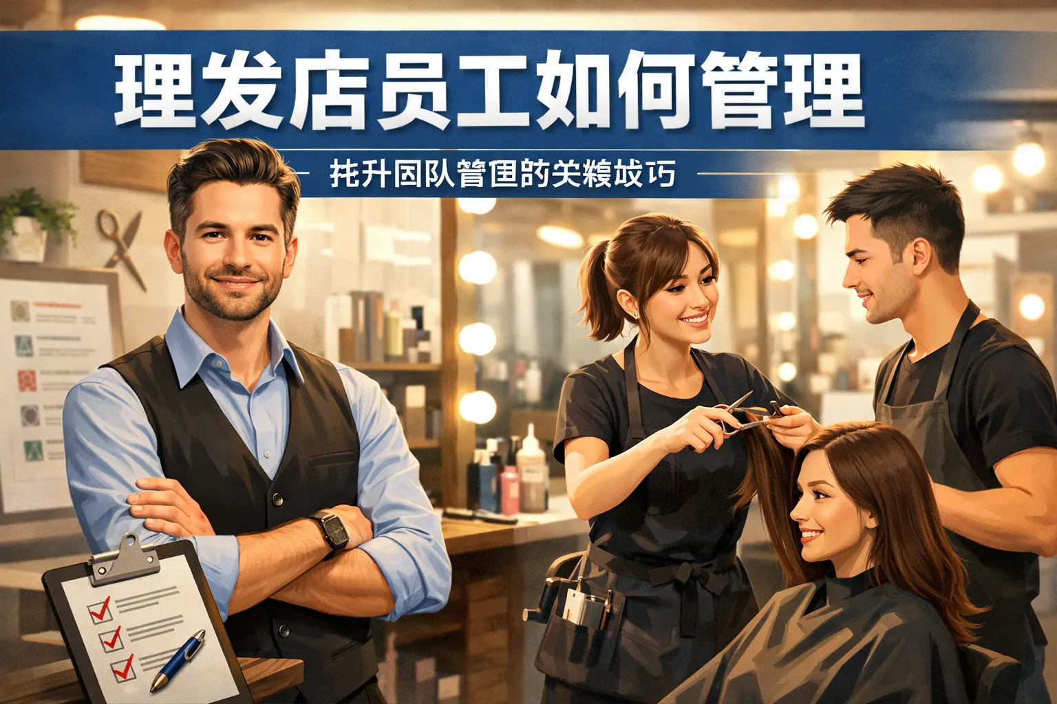 理发店员工如何管理