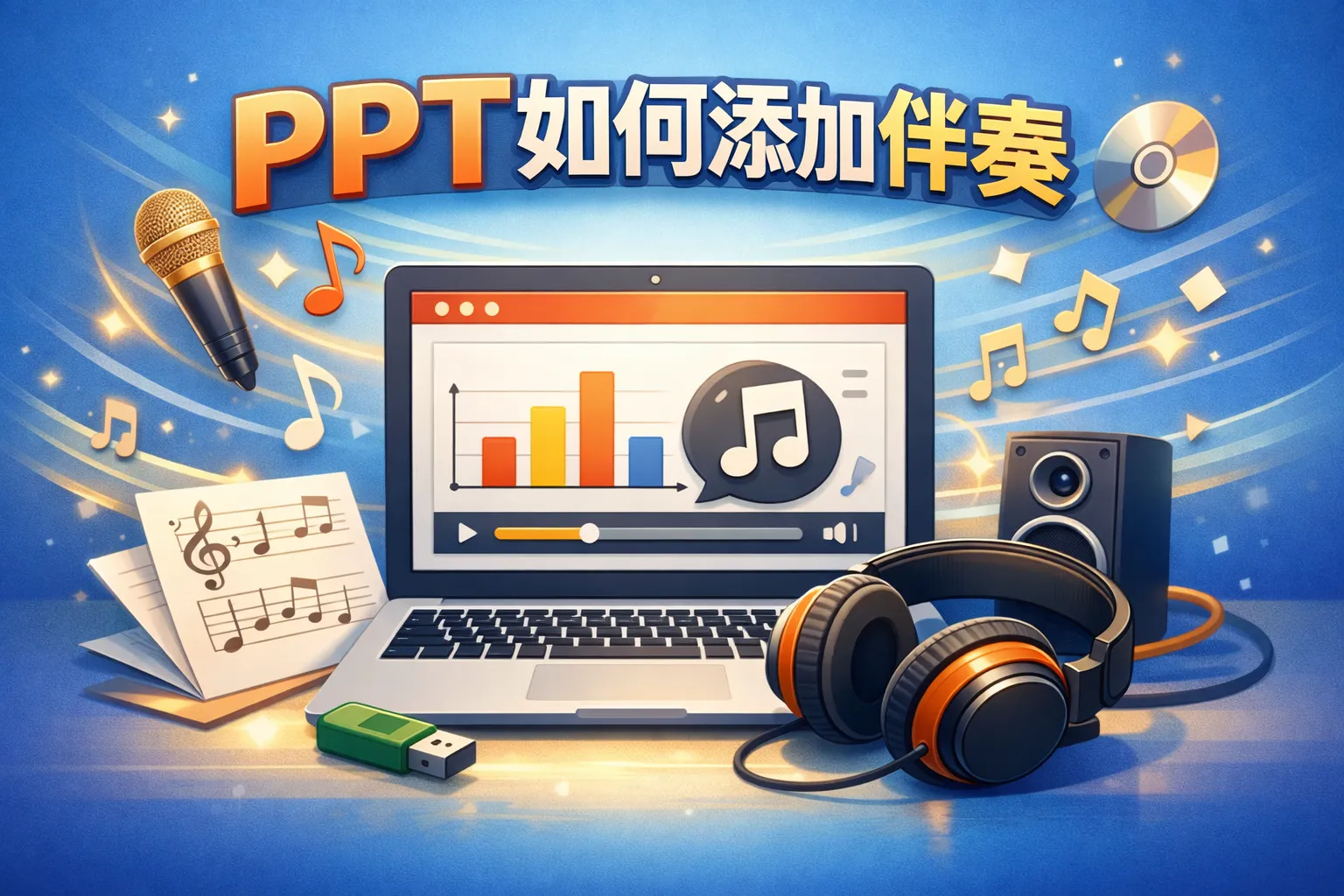 ppt如何添加伴奏