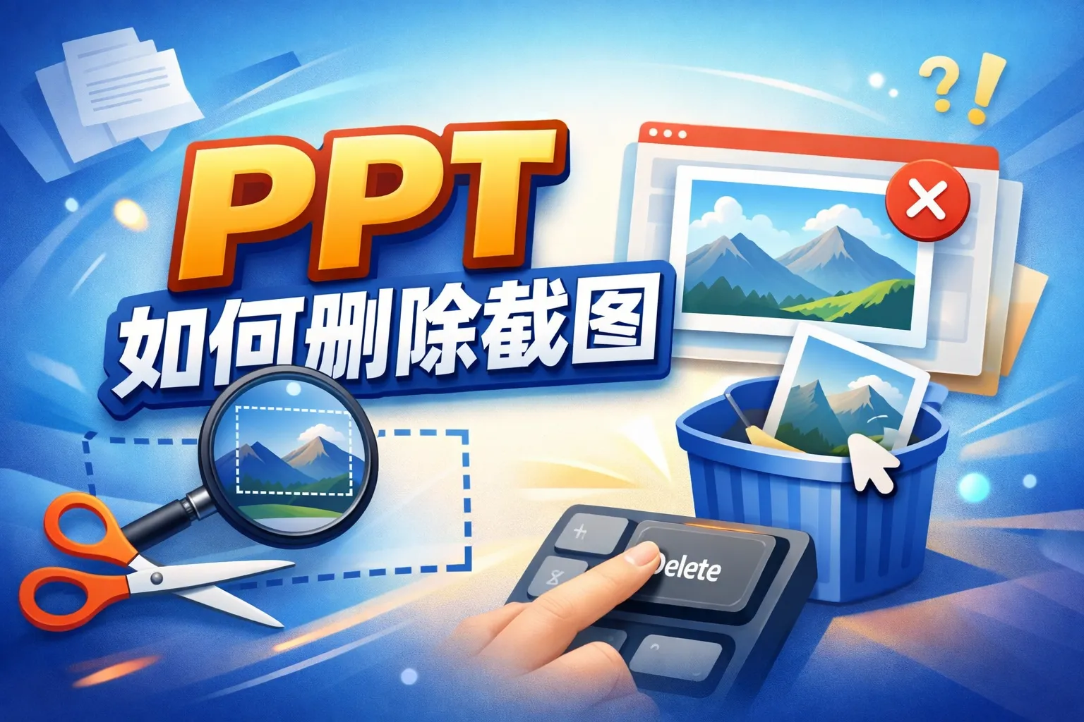 ppt如何删除截图