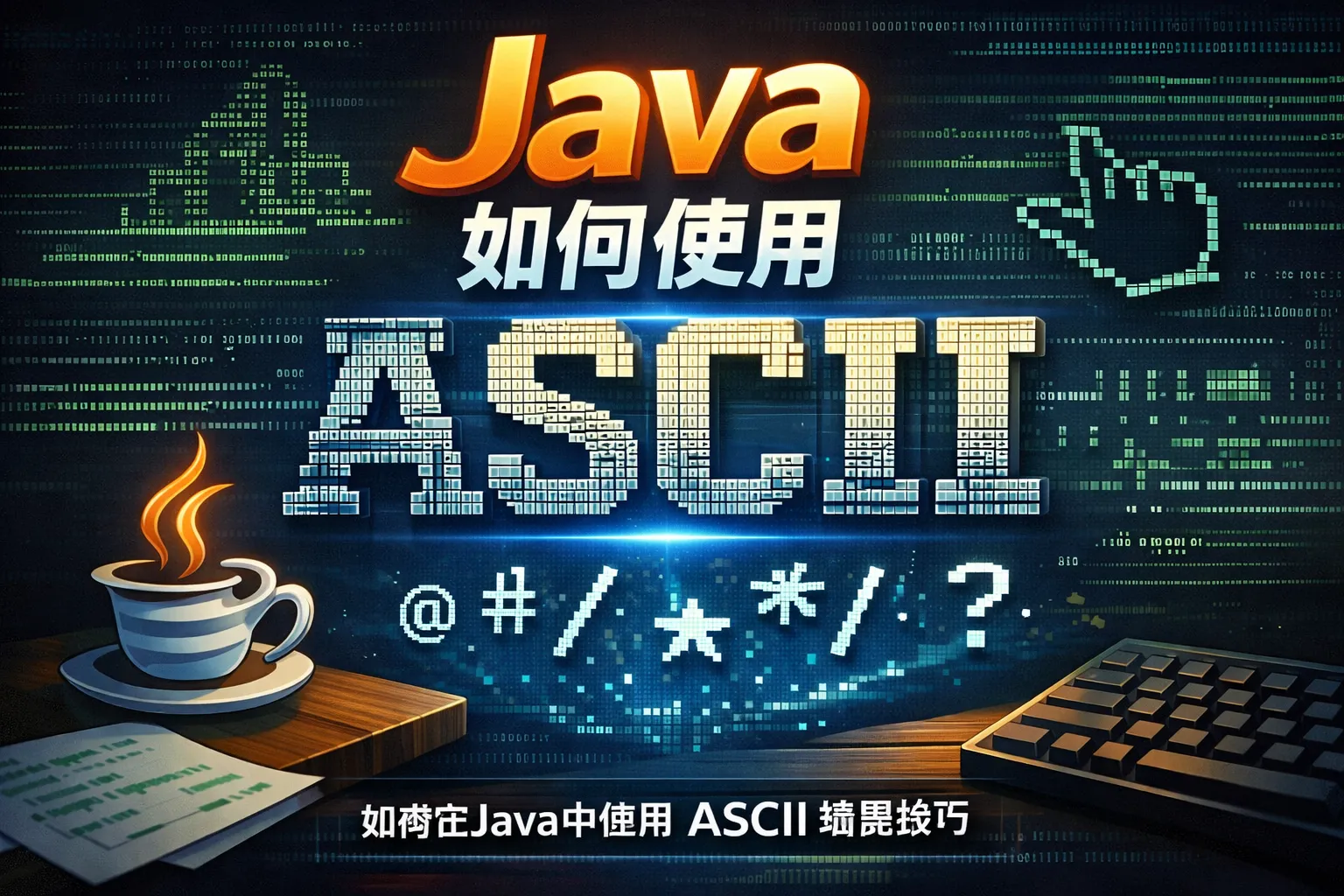 java 如何使用ascii
