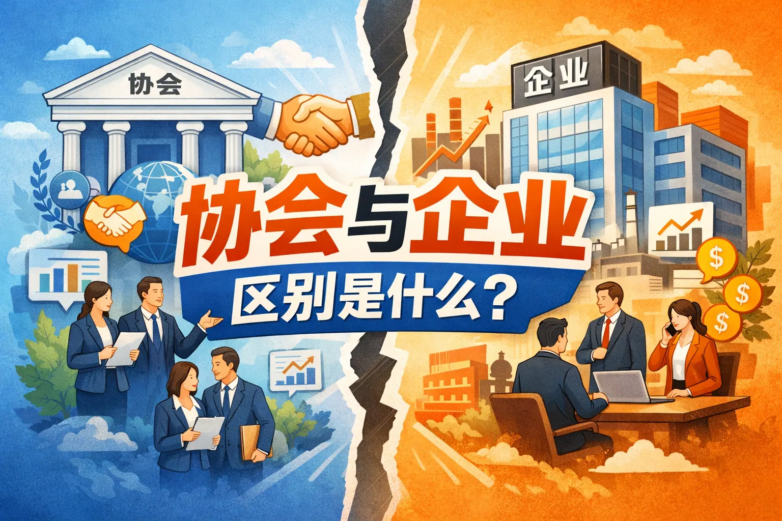 协会与企业区别是什么
