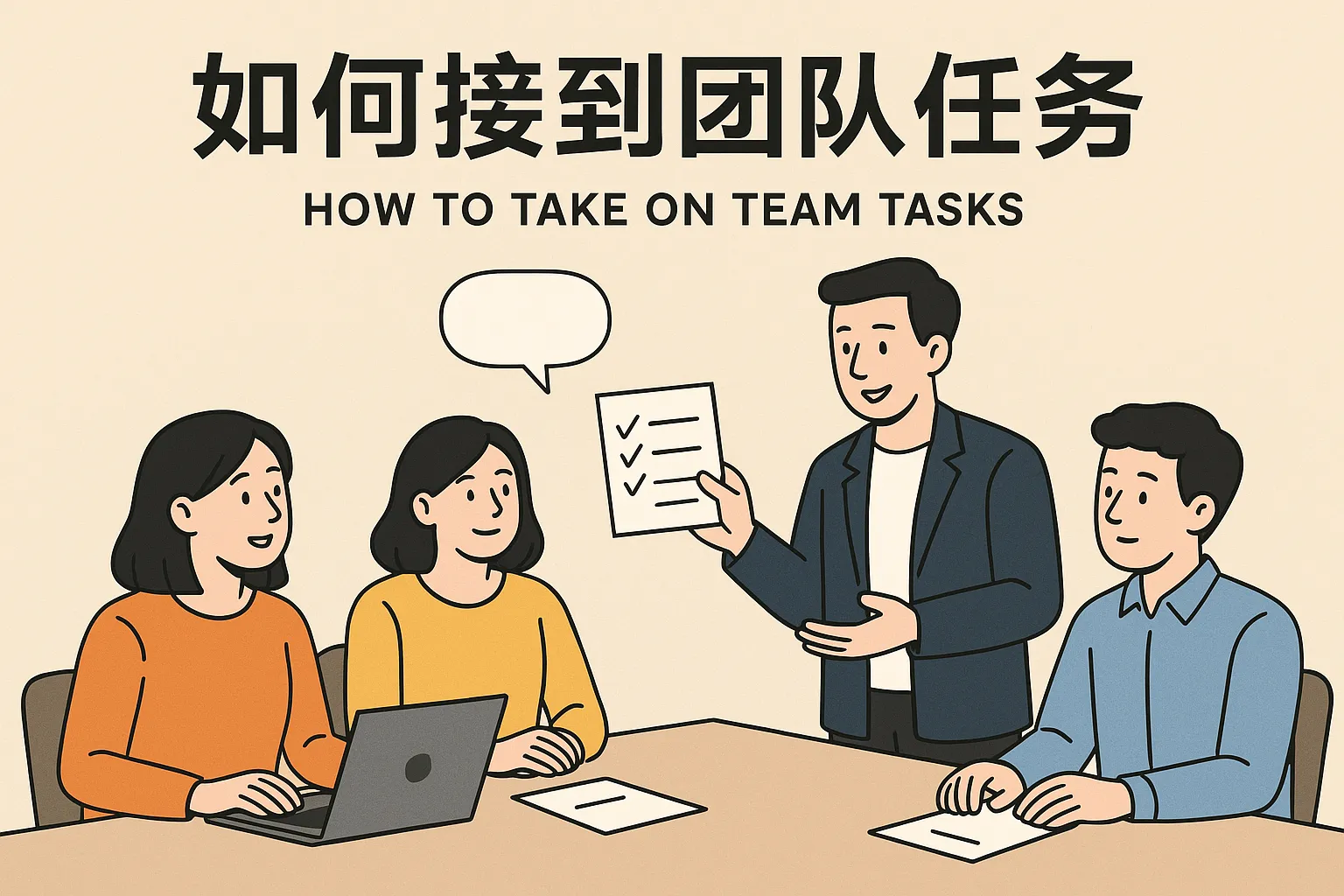 如何接到团队任务