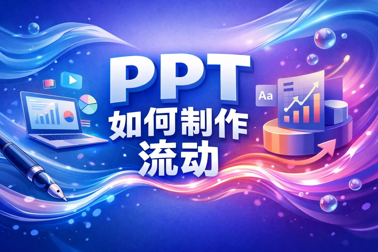 ppt 如何制作流动