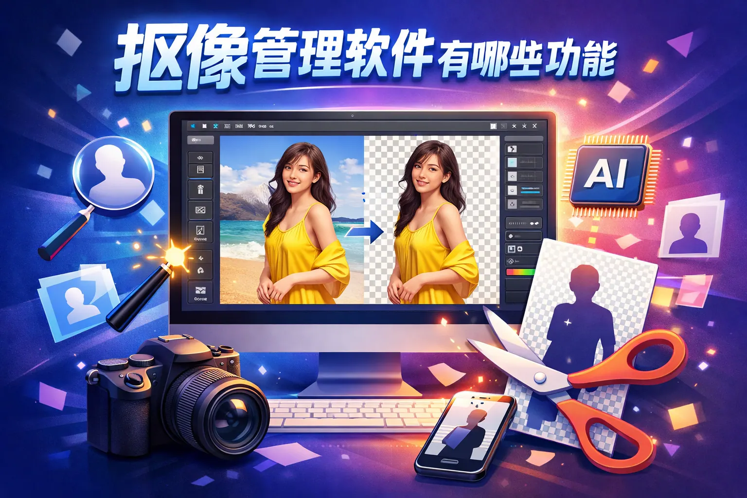 抠像管理软件有哪些功能