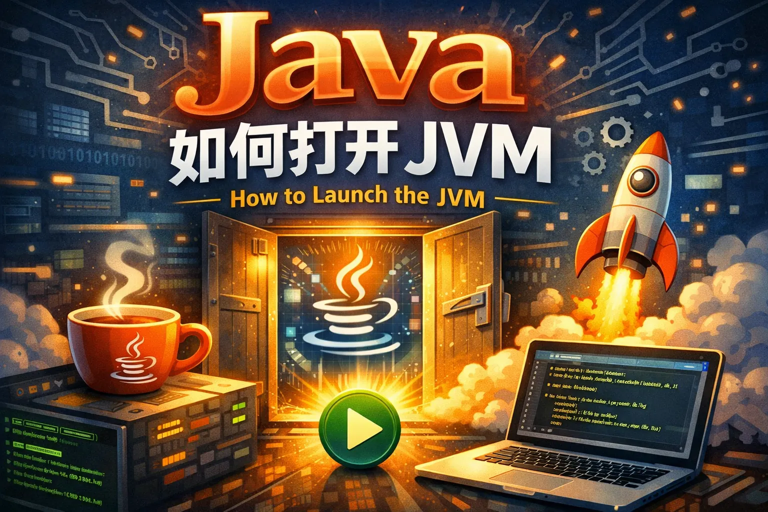java如何打开jvm