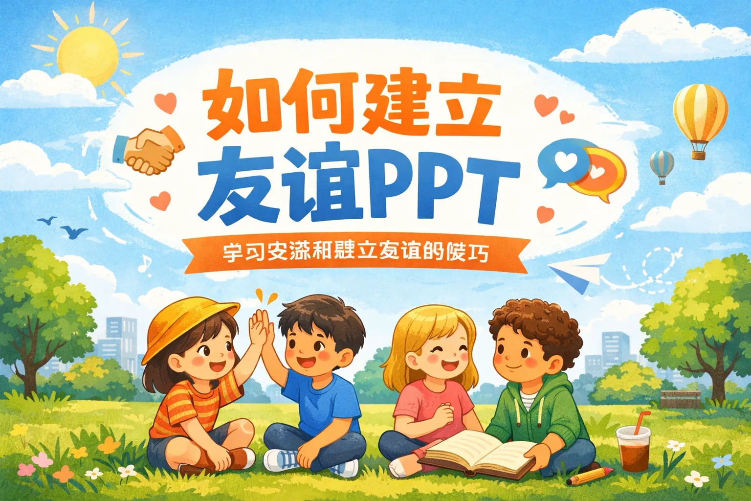 如何建立友谊ppt